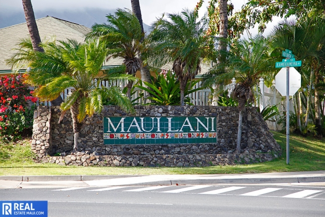 Maui Lani community sign located at The Greens